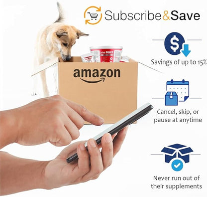 TS Joint Supplement Vet Formulated Pain & Inflammation Relief Treats Hip Dysplasia & Arthritis.Glucosamine, Chondroitin, Turmeric, MSM, HA, Creatine, Omega 3 EPA+DHA. All Dogs 240 Soft Chews