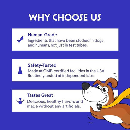 Wonder Paws Fish Oil for Dogs - Omega 3 for Dogs from Alaskan Salmon, Cod & Krill Oil - EPA DHA Fatty Acids - Less Shedding & Itching - Skin, Joint, Immune & Heart Health - Liquid Supplement (32 oz)