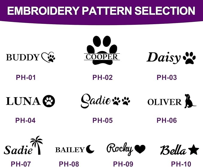 Personalized Embroidered Names Dog Sweater, Custom Cats Winter Clothes, Personalized Christmas Boy Girl Dog Sweaters, Birthday Xmas Party Gifts for Pet Lovers