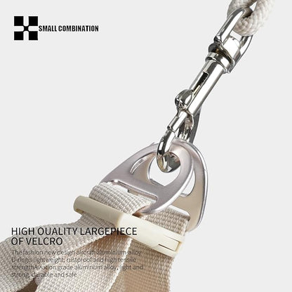 Adjustable Dog Harness with Leash, Reflective Mesh, No-Pull Design，Matching Lead Rope (Cream-Coloured, XXXS)