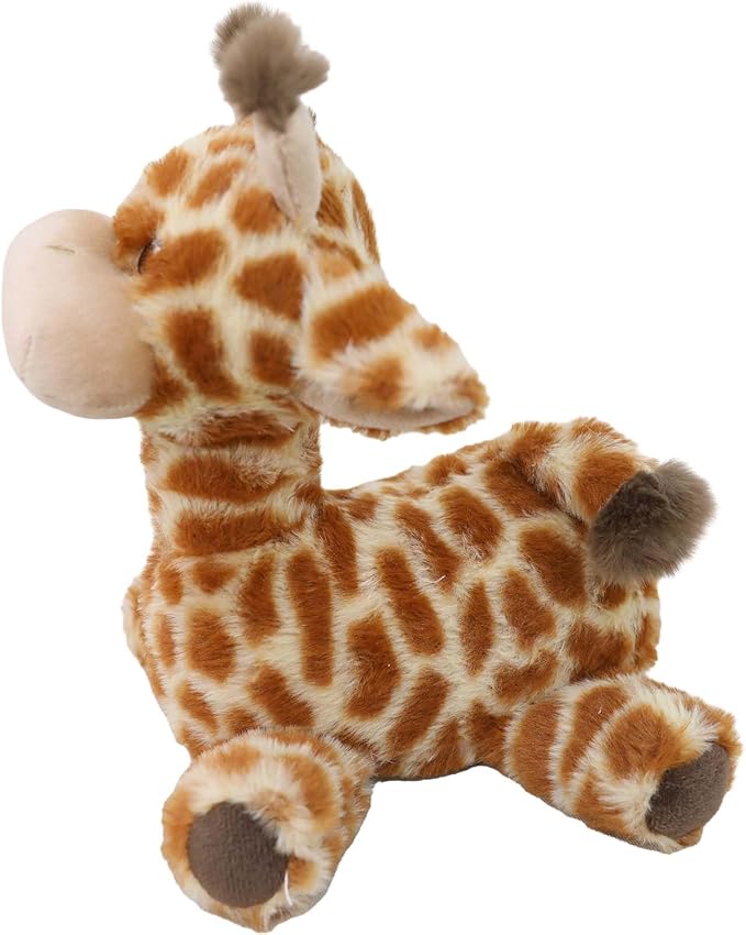 GOOC Kawaii Stuffed Giraffe Animal Fluffy Plush Toy Sitting Baby Giraffe Plushies Doll Anime Gift for Kids or Lover 10 Inch