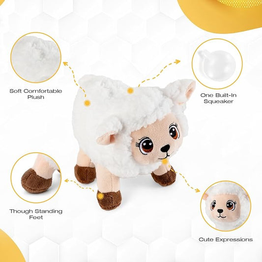 Sedioso Large Dog Squeaky Toys, Stuffed Animal Dog Chew Toy, Durable Plush Toy for Puppy, Small, Middle, Large Dogs