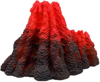 S-Lifeeling Tank Decoration Volcano Ornament Aquarium Decorations Volcanic Stone for Fish Tank (L)