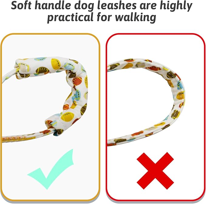 Dog Collar and Leash Set Girls Adjustable Puppy Collars with Floral Bow Tie for Small Medium Large Female Dogs, Rugby, L