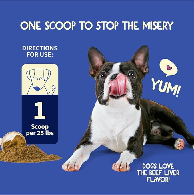 Fifth & Fido Better Than Dog Allergy Chews for Itching & Skin Relief - Natural Dog Allergy Relief - Anti-Itch Supplement with Turkey Tail, Quercetin & Probiotics – Seasonal Hot Spot Treatment