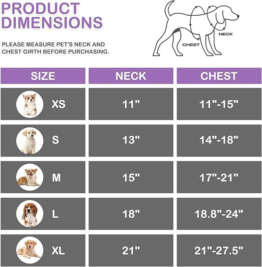 MoNiBloom Dog Harness for Small Sized Dog, Soft Puppy Padded Vest for Walking, Running, Training - Purple, XS