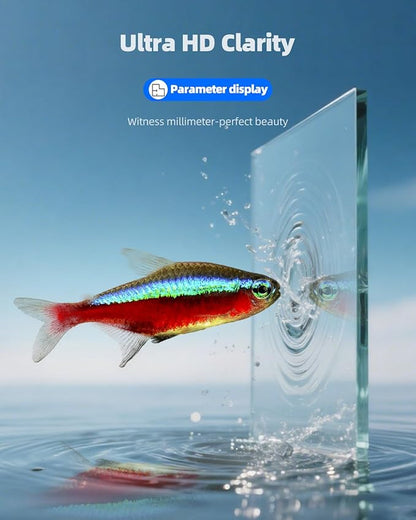 5 Gallon Fish Tank 4.8 Gallon, Small Aquarium Fish Bowl Ultra Clear Rimless Design for Betta Goldfish Snails Shrimp Aquatic Planting