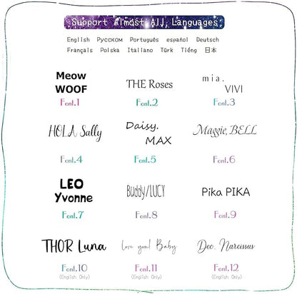 Cats Dogs ID Tags Personalized Lovely Symbols Pets Collar Name Accessories Simple Custom Engraved Supplies for Large Four Legged Child Necklace Chain Anti-Lost Shiny Stainless Steel 316L Charm
