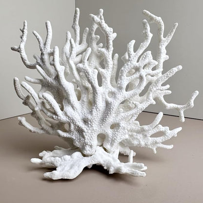 Fish Tank Decorations,Aquarium Corals Decoration, Aquarium Ornaments, Fish Tank Coral, Aquarium Corals Decoration, Fish Decorations for Aquarium (White, Medium)