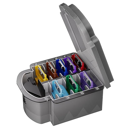 Professional Animal 9 Color Guide Comb Set for A5-style Detachable Blade Clippers, Size #10/15/30 for Pets, Dogs, Cats, and Horses (Not Compatible with 5-in-1 Blades)