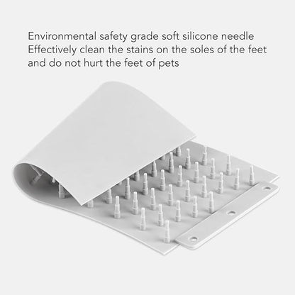 Automatic Dog Paw Cleaner, Rechargeable Soft Silicon Needle Electric Paw Washer with Adjustable Temperature, Deep Cleaning Dog Foot Washer for Pets