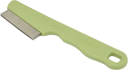 Coastal Pet Safari Double Row Comb - Helps Dry Skin - For Flea Prevention and Detection in Pets with Short and Long Hair