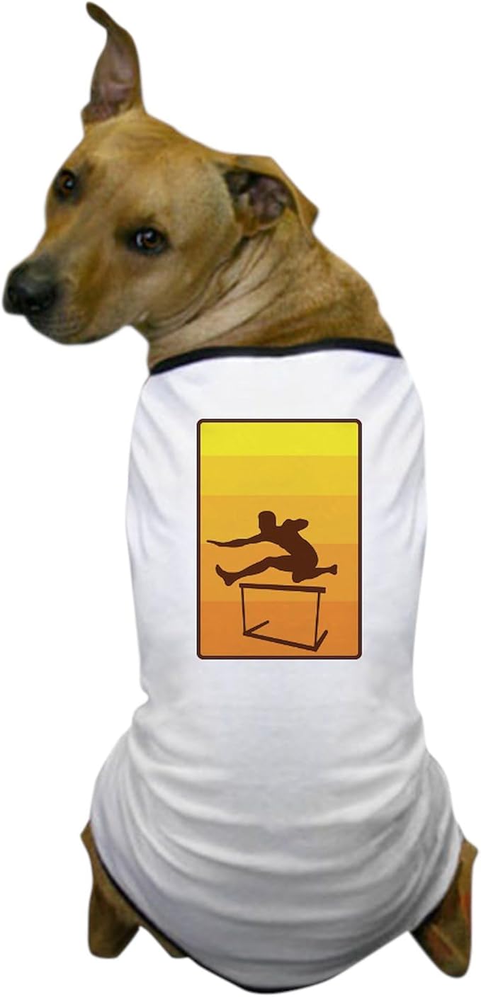 CafePress Hurdle Dog T Shirt Dog T-Shirt, Pet Clothing, Funny Dog Costume