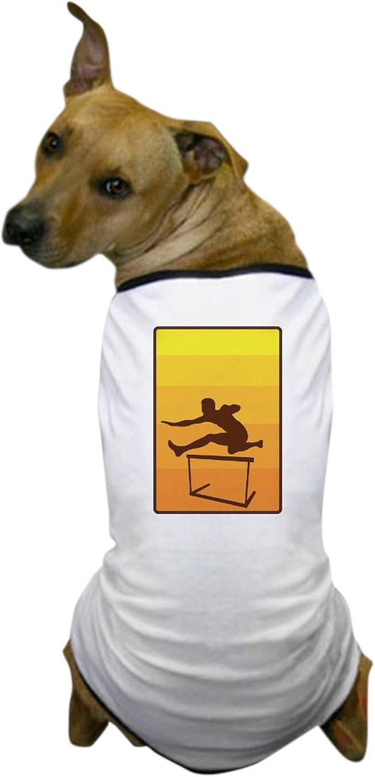 CafePress Hurdle Dog T Shirt Dog T-Shirt, Pet Clothing, Funny Dog Costume