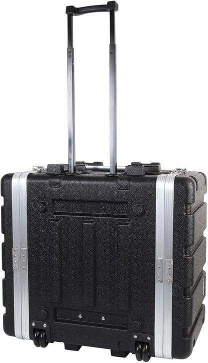 Stackable 17" Depth, 19" ABS Rack Flight Case (7U with Pull Handle)