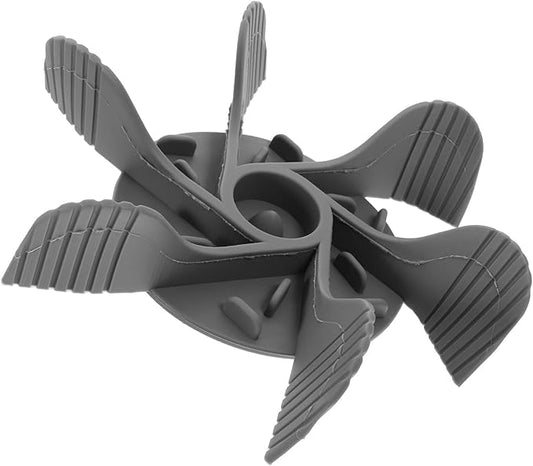 Silicone Slow Feeder Insert for Dog Bowls Soft Slow Feeding Bowl Insert to Reduce Eating Speed Anti-Choking Pet Feeder for Dogs and Cats Easy to Use Gray