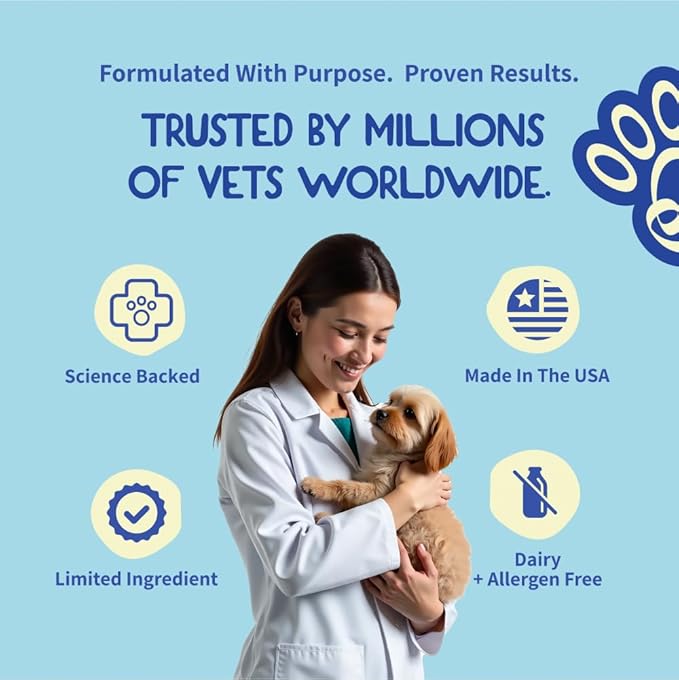 Fifth & Fido Better Than Dog Allergy Chews for Itching & Skin Relief - Natural Dog Allergy Relief - Anti-Itch Supplement with Turkey Tail, Quercetin & Probiotics – Seasonal Hot Spot Treatment