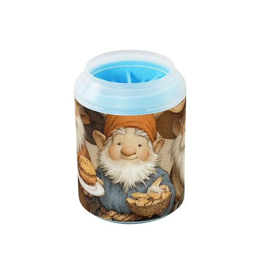 Dog Paw Cleaner Mudbuster Dog Foot Washer for Small Medium Large Dogs Cats Premium Pet Supplies Gnomes Fall Football