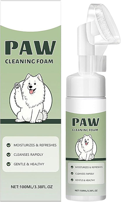 Paw Cleaner - Dog Muddy Feet Grooming Washer, 100ml Silicone Brush Cleaning Supply | Sturdy & Easy-to-Use, Ideal for Puppies Kittens Small Medium Large Breed Travel Walking Bath, 7.09x2.05 Inches