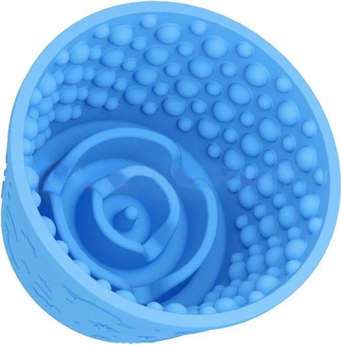 Dog Lick Bowl,Anxiety Relief Non-Slip Silicone Treat Bowl,Durable Anti-Choking Long-Lasting Enrichment Slow Feeder Licking Mat for Small Medium Large Breed,Freezable BPA Free Silicone Dishwasher Safe