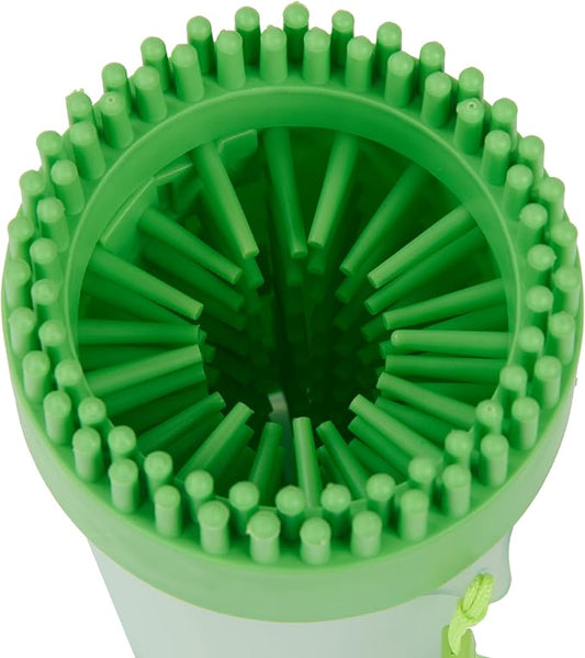 2-in-1 Pet Paw Cleaner - Large - Great for Large Dogs Like Toy Breeds, Daschunds, Jack Russels, Beagles, and Collies - Portable for Trips to The Park