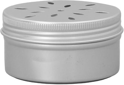 Dog Training Box, 10PCS Dog Nose Work Kit with Hollow Hole Cover, Aluminum Dog Work Container, 10 Soft Stickers for Odor Training, Ideal for Dog Behavior and Olfactory Games