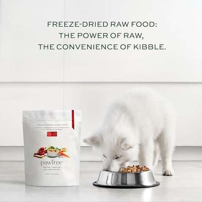 pawTree Freeze-Dried Raw Food for Dogs & Cats. Nutrient-Rich, All-Natural, Complete & Balanced Nutrition. Real Meat, Vegetables & Superfoods, Freeze-Dried for Maximum Nutrition (1.5 lbs, Chicken)