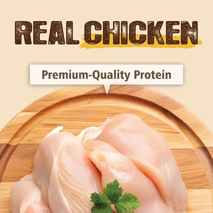 Gootoe Soft Chicken Dental Chews with Chlorophyll 1.5 lb, All Natural, Grain-Free, High-Protein, Healthy & Easily Digestible, Soft Texture, Resealable