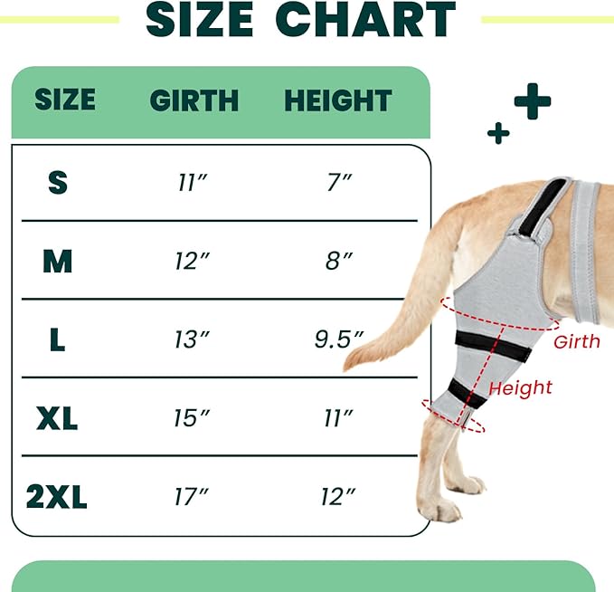 Dog Rear Leg Sleeve to Prevent Licking - Single Recovery Sleeve for Back Hind Leg, Wound Recovery After Surgery for Torn ACL/CCL TPLO Surgery