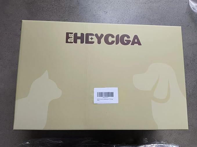 EHEYCIGA Curved Dog Stairs Ramp for Small Dogs 15.7" H, 3-Step Dog Steps for Couch Sofa and Chair, Pet Stairs for Cats, Non-Slip Balanced Pet Steps Indoor, Beige