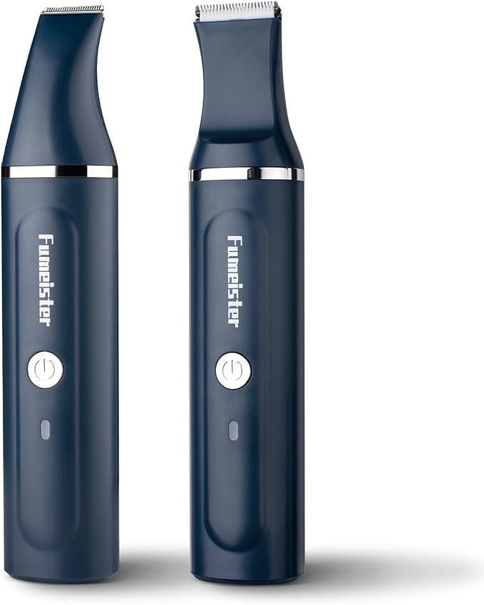 Dog Clippers for Grooming, Cordless Waterproof Dog Hair Trimmer with Type-C Charging, Low Noise for Trimming Cats & Dogs' Specific Areas Around Paws, Eyes & More (Blue)