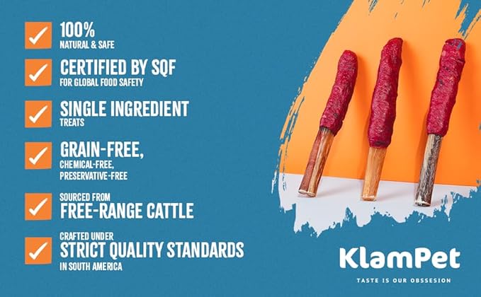 Collagen Sticks for Dogs – 12 Inch (10 Pack) Natural Single-Ingredient Beef Chews – Long-Lasting & Fully Digestible – Supports Dental & Joint Health (12" (10 Pack))