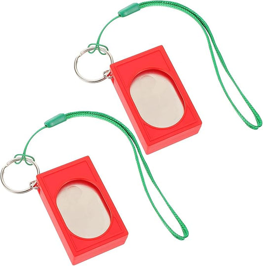 Luxshiny 2pcs Dog Training Clickers Press Clicker with Bell Sound for Puppy and Kitten Behavioral Training and Undesired Behavior Correction