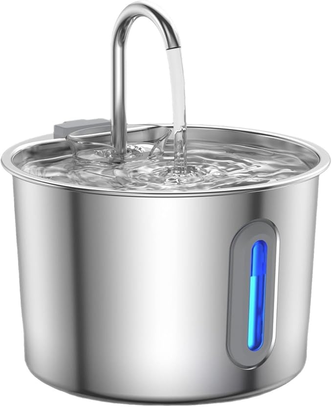 Automatic Pet Cats Water Fountain Dispenser for Dog Waterer Drinker Feeders Bowl Container Feeding Supplies Low Noise Drinking Fountain