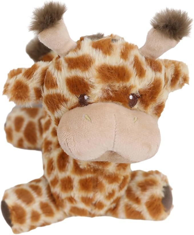 GOOC Kawaii Stuffed Giraffe Animal Fluffy Plush Toy Sitting Baby Giraffe Plushies Doll Anime Gift for Kids or Lover 10 Inch