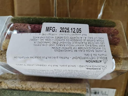 ERKOON Timothy Hay Sticks,Rabbit Chew Toys for Teeth Natural Molar Sticks Rabbits Treats for Bunnies, Chinchilla Guinea Pigs, Gerbil, Hamster (25 Pcs)