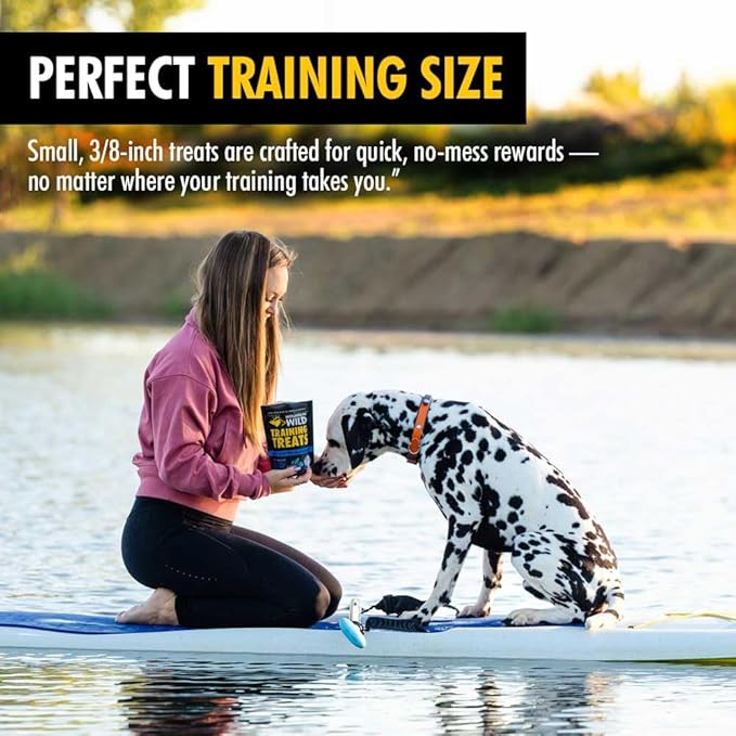 High Country Wild Blueberry Elk & Venison Dog Training Treats - Natural Grain-Free Puppy & Dog Snacks - Protein Treat for Training, Reward - No Fillers, No Artificial Preservatives, 4oz 3 Bags