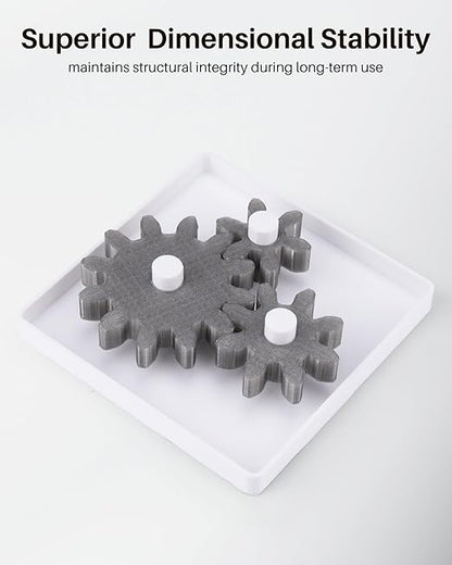 ELEGOO PC Filament 1.75mm Transparent 1KG, Tough and Durable Professional 3D Printer Filament Dimensional Accuracy +/- 0.05mm 1KG Spool Heat Resistant 3D Printing Polycarbonate Material