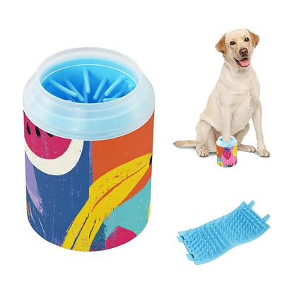 Dog Paw Cleaner Mudbuster Dog Foot Washer for Small Medium Large Dogs Cats Premium Pet Supplies Colorful Watermelon Banana Strawberry Mango