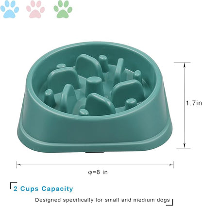 UPSKY Slow Feeder Small Dog Puzzle Bowl Feeder - Anti-Slip, Anti-Bloat, Anti-Choking