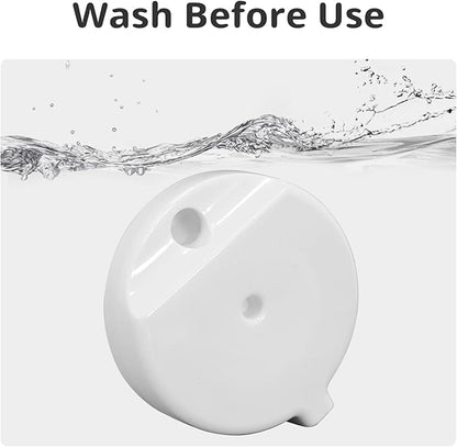 8Pcs Gravity Pet Water Fountain Filters, Automatic Pet Waterer Replacement Filters for 3.6L/4.6L/6L/8L Dog Water Dispenser(8 Filters with 1Brush)