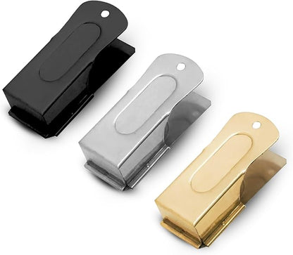 3-Pack Dog Clicker (White, Gold, Black) - Clickers for Pet Training – Easy-to-Carry Dog Training & Behavior Aids - Teach Your Dog Tricks or Reward His Behavior