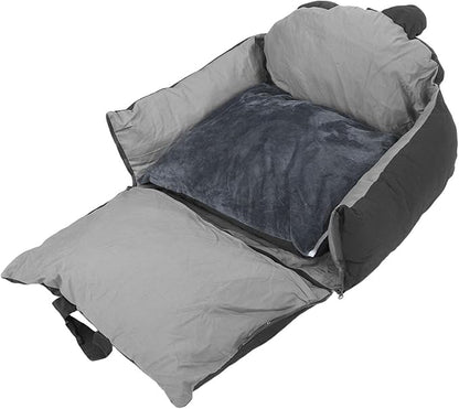 Yosoo Health Gear Dog Bed with Soft PP Cotton Cushion, Washable Pet Car Travel Bed, Multifunctional for Home, Outdoor Activities