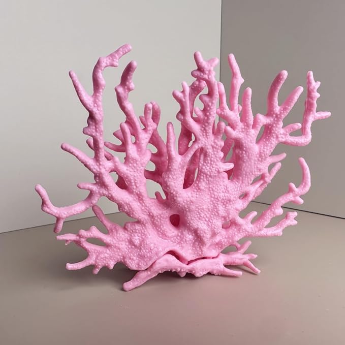 Fish Tank Decorations,Aquarium Corals Decoration, Aquarium Ornaments, Fish Tank Coral, Aquarium Corals Decoration, Fish Decorations for Aquarium (Pink, Medium)