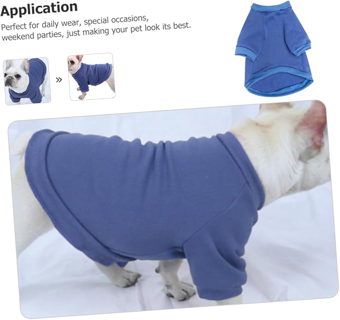 Angoily Warm Thickened Puppy Coat Winter Dog Sweatshirt Skin-Friendly Pet Clothes for Small to Medium Dogs XL