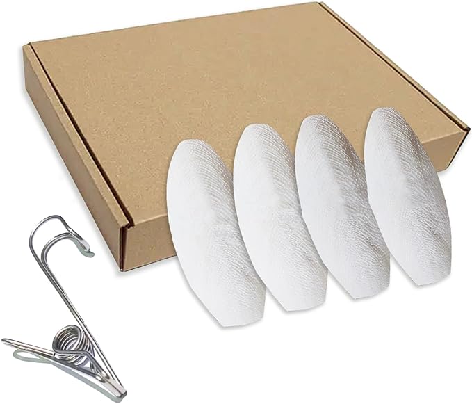 Jmxu's 3.5"-4" Cuttlebone for Birds Parakeets, Cuddle Bone with Metal Clip, Cuttlefish Bone for Sharp Beaks, Natural Birds Calcium for Parrots Cockatiels Tortoises, 4 Pcs