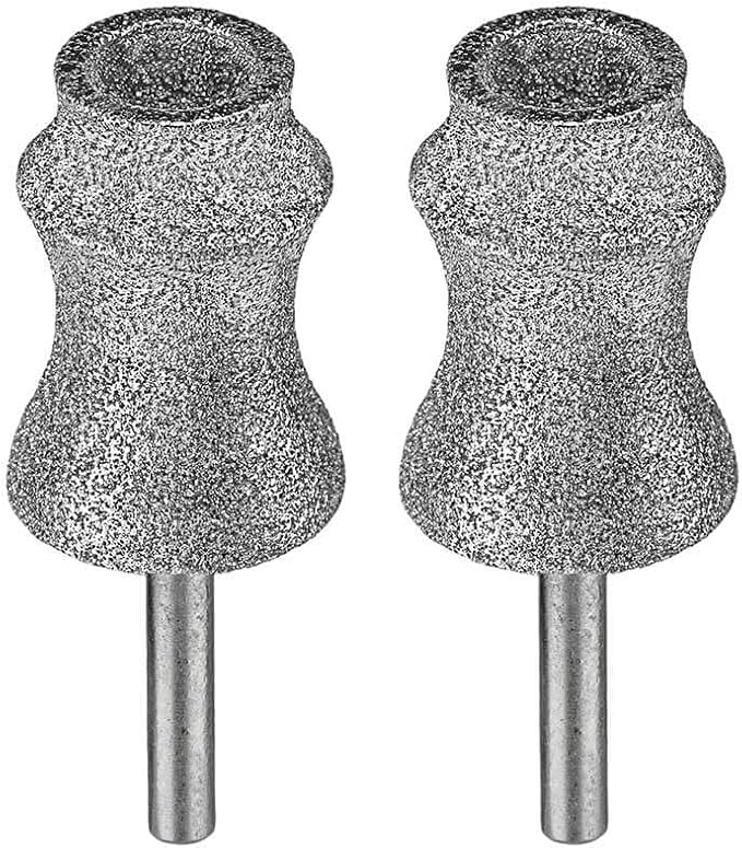 For Dremel 7760-PGK & 7350-Pet Dog Nail Grinder Attachment - 7760-Pet Diamond Bit Refill & Replacement Head Tips for Thick Nails, 5-150 lbs Small to Large Pet Dog/Cat Stress-free Grooming Tool, 2-Pack