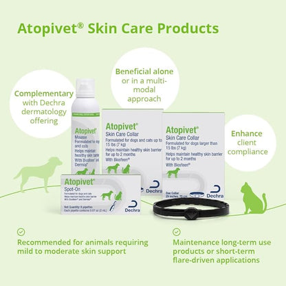 Atopivet Skin Care Collar for Dogs and Cats Larger Than 22 lbs