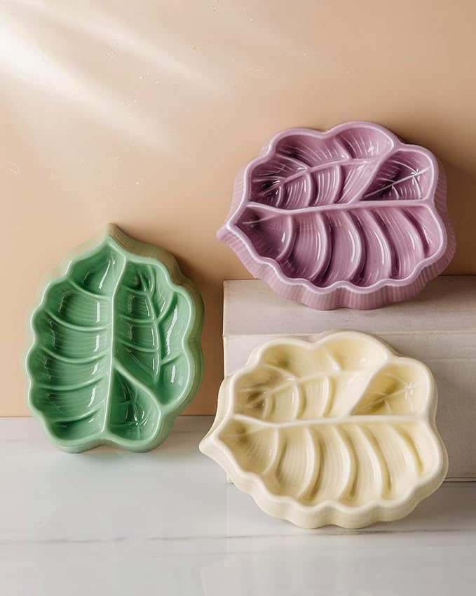 Slow Feeder Dog Bowl, 0.44 Cups Ceramic Dog Food Dish for Fast Eaters Small Breed, Puzzle Bowl for Small Dogs and Cats(Green)