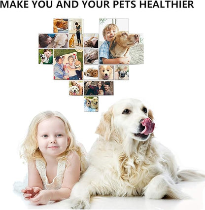 2 Pack Pet Paw Cleaner for Dogs & Cats, Waterless Foam with Silicone Scrubber, Dogs Cats Feet Paw Cleaner